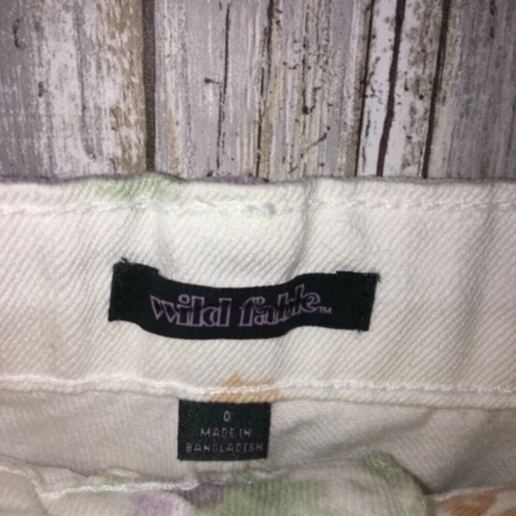 Wild Fable Highest Rise Button Front White Shorts - Picture 7 of 9